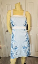 Ivy + Blu Womens Size 2 Blue White Made USA