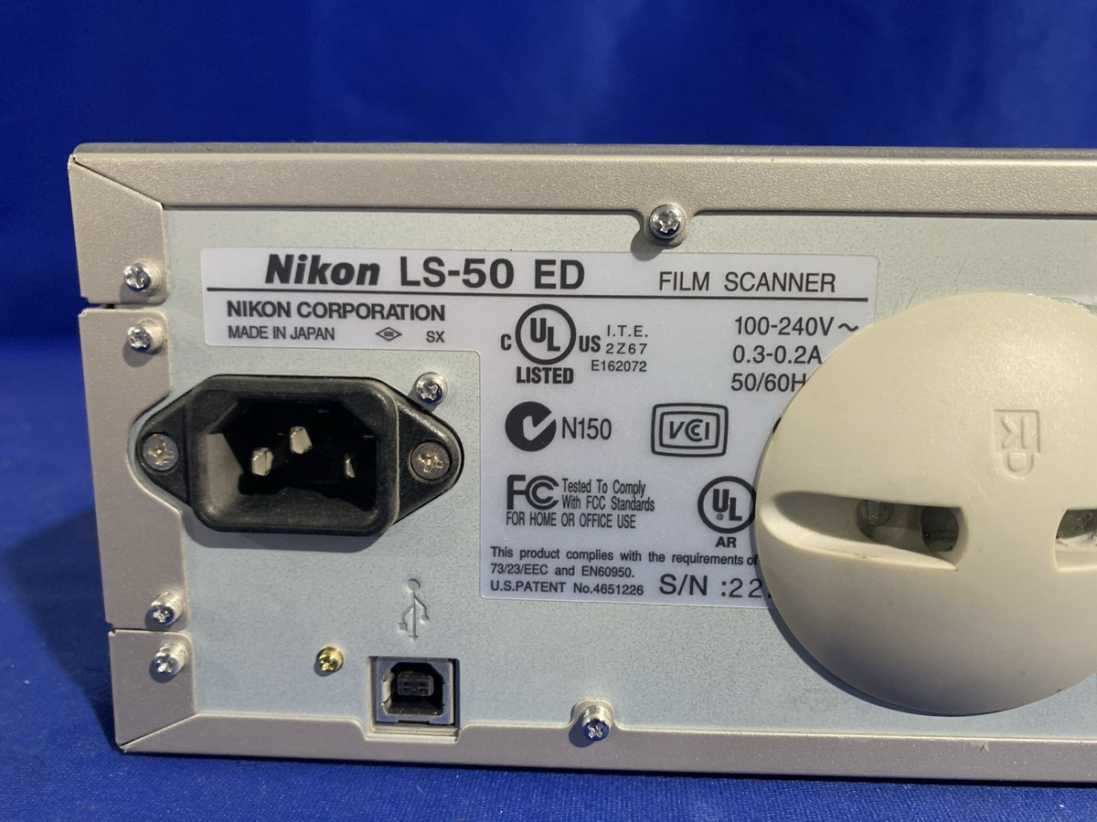 Nikon CoolScan V ED LS-50 Photo, Slide & Film Scanner With SA-21