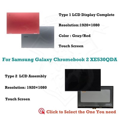 Für Samsung Galaxy Chromebook 2 XE530QDA-KA3US FHD LCD Full Touchscreen Panel