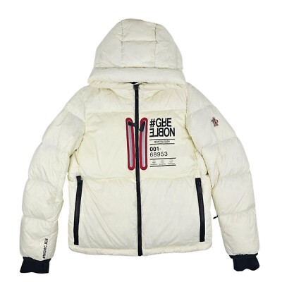 Moncler Grenoble Monteleger Jungen Elfenbein Daunen Skijacke Alter 14 Jahre