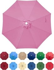 9ft Patio Umbrella Replacement Canopy for 9ft-8ribs  Cover only   Light Pink