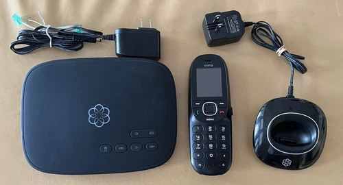 OOMA Telo Air 110-0148-301 A03, HD2 Handset w/ Base, Chargers - Tested & Working