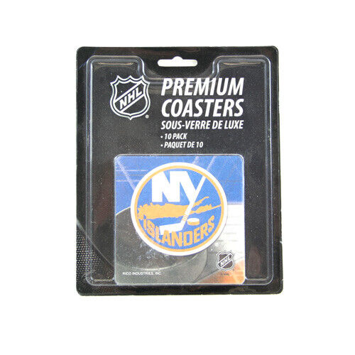Sottobicchieri Premium NHL New York Islanders confezione da 10 - Foto 1 di 1