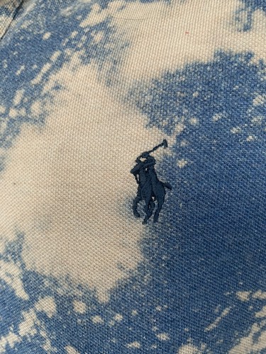 POLO Ralph Lauren Herren L/S Polo blau/khaki Graffiti, groß - Bild 8 von 9
