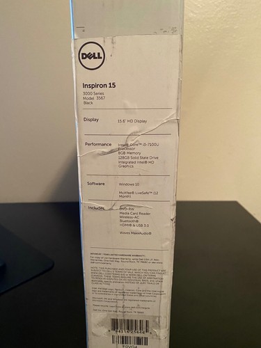 NEW*Dell Inspiron 15.6HD 3000 Series Model:3567 15.6" Touchscreen Laptop-BLACK - Picture 4 of 4