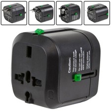 Universal USA US UK EU AUS Plug AC Power Travel Adapter Converter Wall Charger