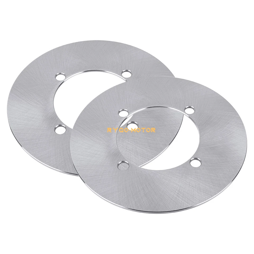Rotor de disco de freno trasero 2 piezas para Yamaha Rhino 700 YXR700F 2008 2009 2010 2011-2013 Foto 4 de 4