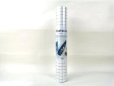 Snc 1Ftx5Ft High Quality Vinyl Sticker Adhesive Roll Transfer Paper W/ Gray Grid