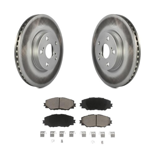 Front Coated Brake Rotor Ceramic Pad Kit For Toyota Corolla Scion xD Matrix Vibe - Picture 1 of 12
