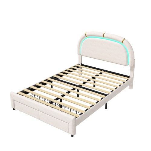 Polsterbett 140x200cm Einzelbett Kinderbett Jugendbett Stauraumbett Bettgestell- - Bild 11 von 12