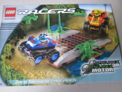 Lego  Racers  4595 Zero Tornado / Hot Rock Bauanleitung Instruction
