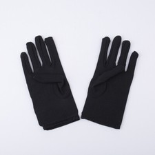 Women Solid Color Gloves Muslim Accessories Wedding Etiquette Short Silk Gloves