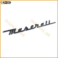 Maserati Trunk Nameplate Emblem Glossy Black Letter  Badges Ghibli