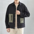 New Men's Cargo Jacket Spring/ Fall Long sleeve Lapel Coat Casual Outerwear gift