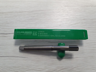 Thread former - Gewindeformer BASS 070634 E M10 6HX S DURAMAX 1 GAL KA HL VHM