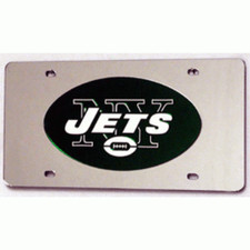 new york jets nfl football team logo laser license plate made in usa