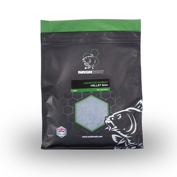 Гранулы из креветок Nash Monster 2 мм и 6 мм, 1 кг карповых креветок