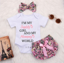 Girls White All-Over Print T-Shirt and Shorts Set