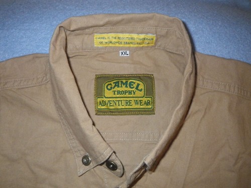 Camel Trophy Adventure Wear Safari Shirt Cargo Button Short Sleeve Size XL (XXL) - Picture 2 of 46