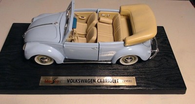 maisto volkswagen cabriolet 1951