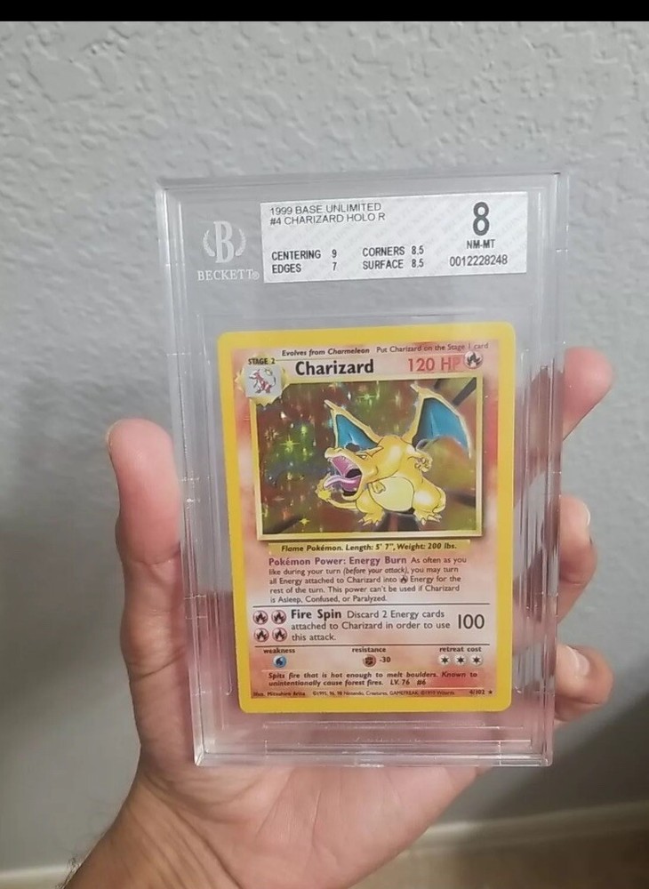 Pokemon CHARIZARD+GRADED 5 CARD LOT GOD PACK!!! GARENTEED EX/V/BETTER READ DESC!