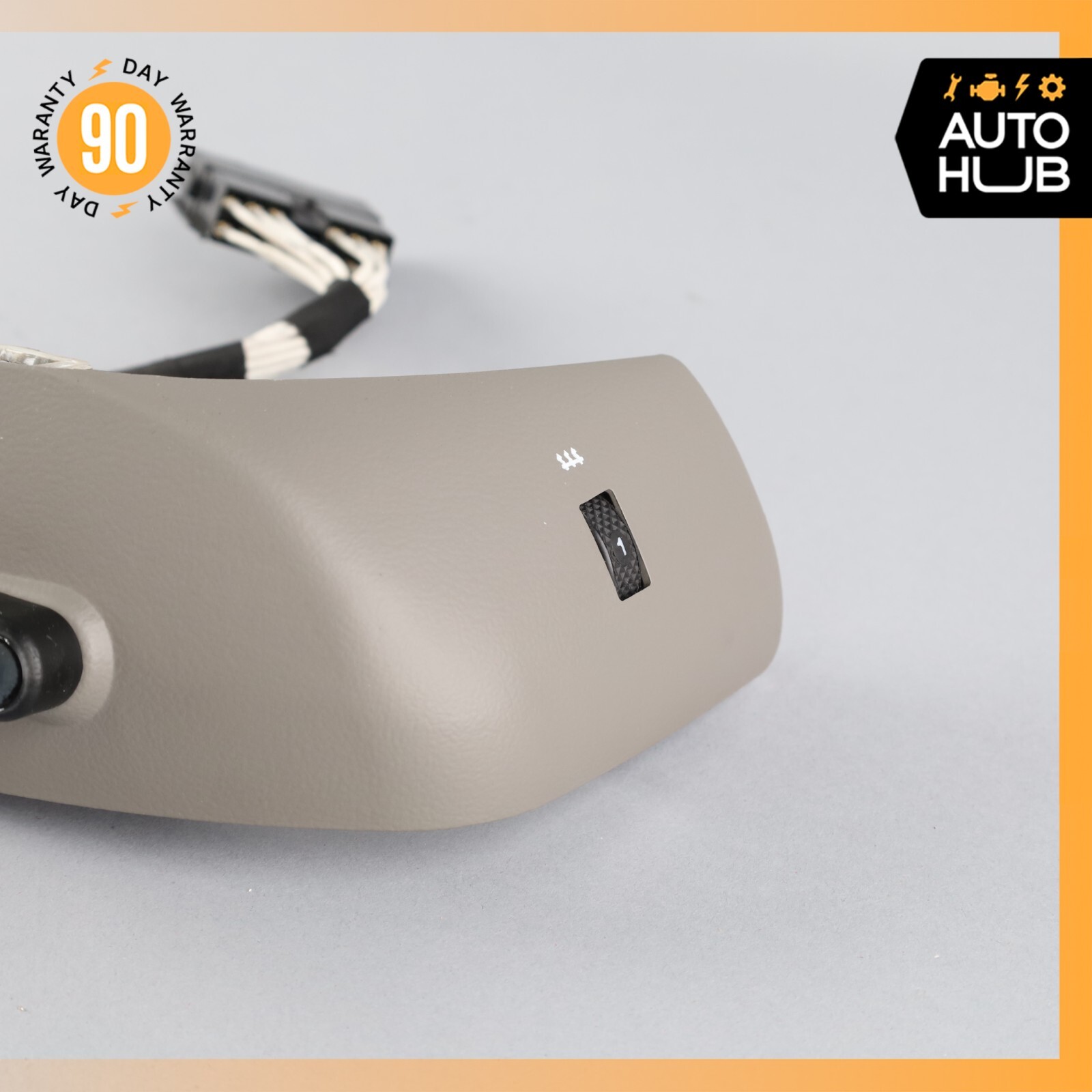 03-13 Maserati Quattroporte M139 Front Right Seat Control Switch Gray OEM 75k