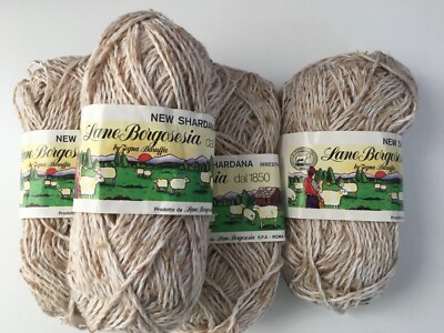 Yarn  Lane Borgosesia_Zegna Baruffa_Acrylic-Linen-Silk-Viscose_98yds_Lot 4_Italy