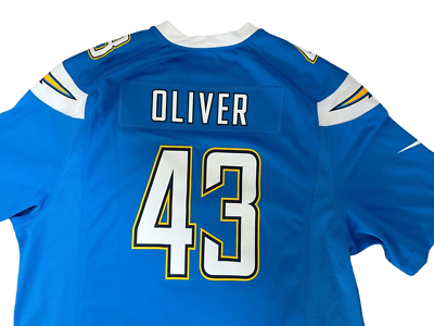 San Diego Chargers Branden Oliver #43 Powder Blue Jersey NIKE sz