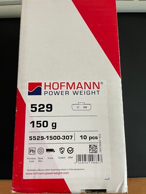 Hofmann Power Weight Schlaggewichte Blei LKW Inhalt 10 pro Packung 150g