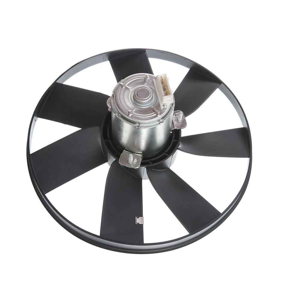 Conjunto de ventilador de refrigeración de radiador de CA con motor para Volkswagen Golf 93-98 Jetta 90-97 Foto 3 de 4