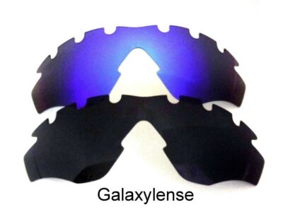 Galaxy Replacement Lenses For Oakley M2 Frame XL Vented Sunglasses Black/Blue