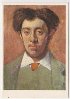 CP ART GEMÄLDE EDGAR DEGAS Portrait von Albert Melida