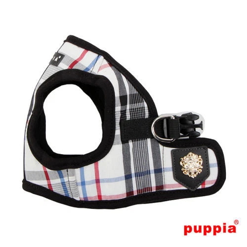 Chaleco Arnés Puppia Perro Sin Tirar Ajustable Junior Rosa Negro Beige XS S M L XL Foto 4 de 4