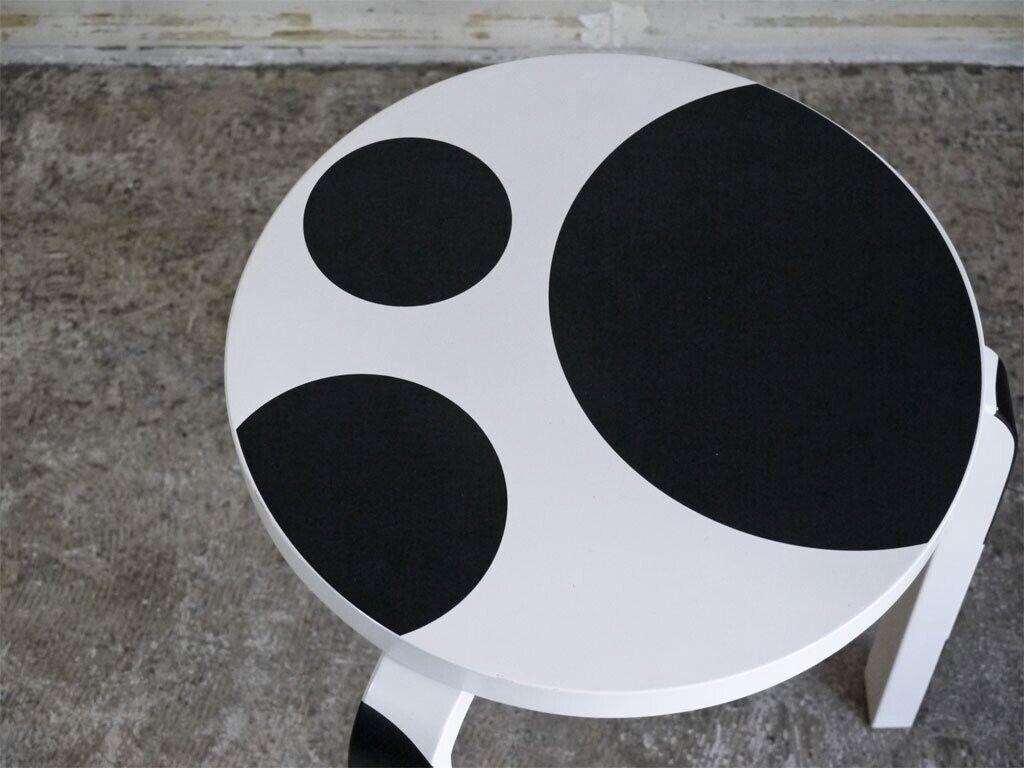 ARTEK Stool 60 Special Edition by Comme des Garcons 80th 