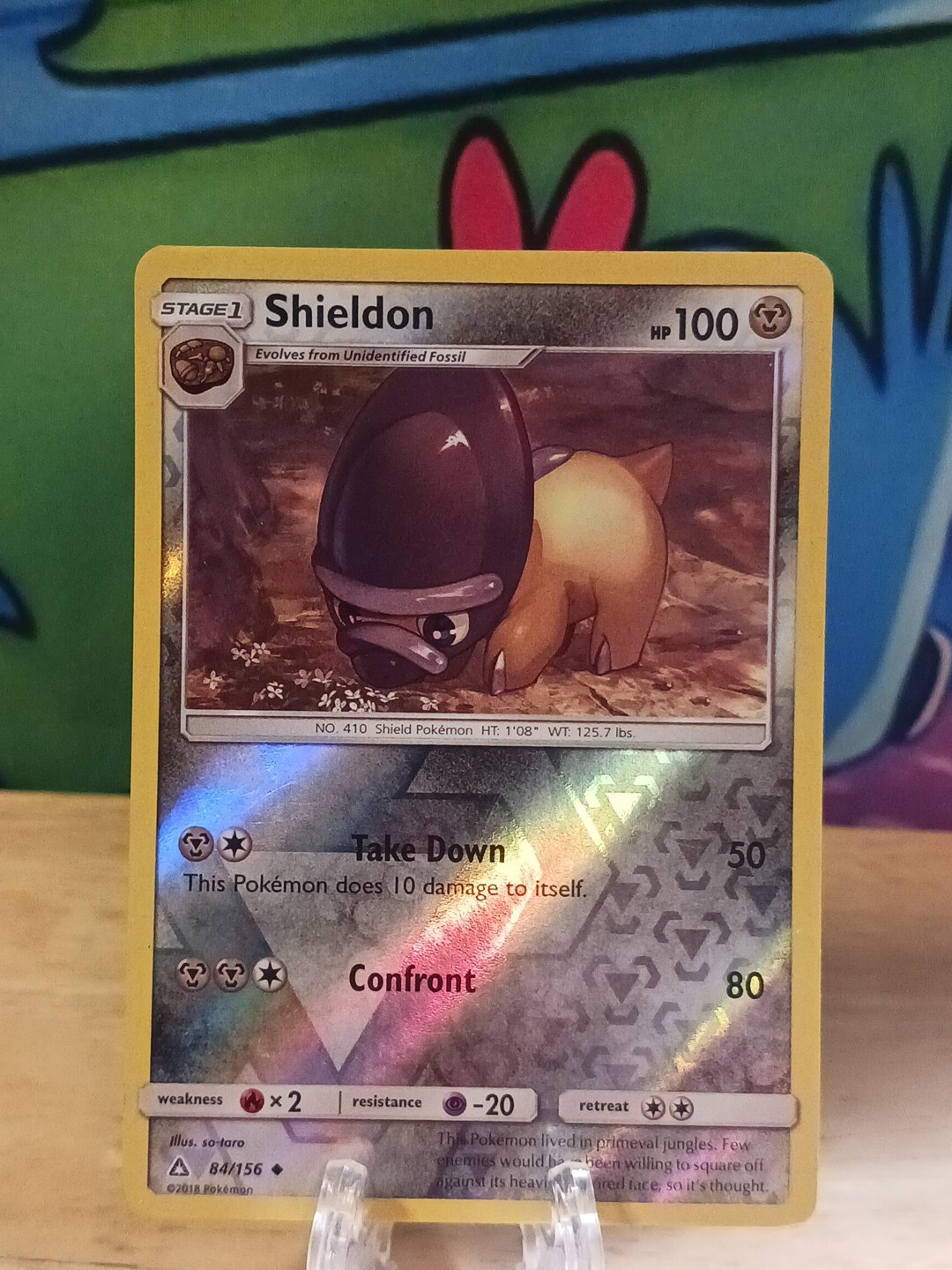 Pokemon Shieldon Ultra Prism 84/156 VLP Reverse-Holo Uncommon Card