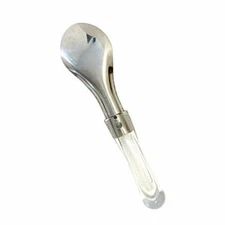 GELATO/ICE CREAM SPATULA/SPADE STAINLESS STEEL CLEAR/TRANSPARENT (3 PACK/PCS)