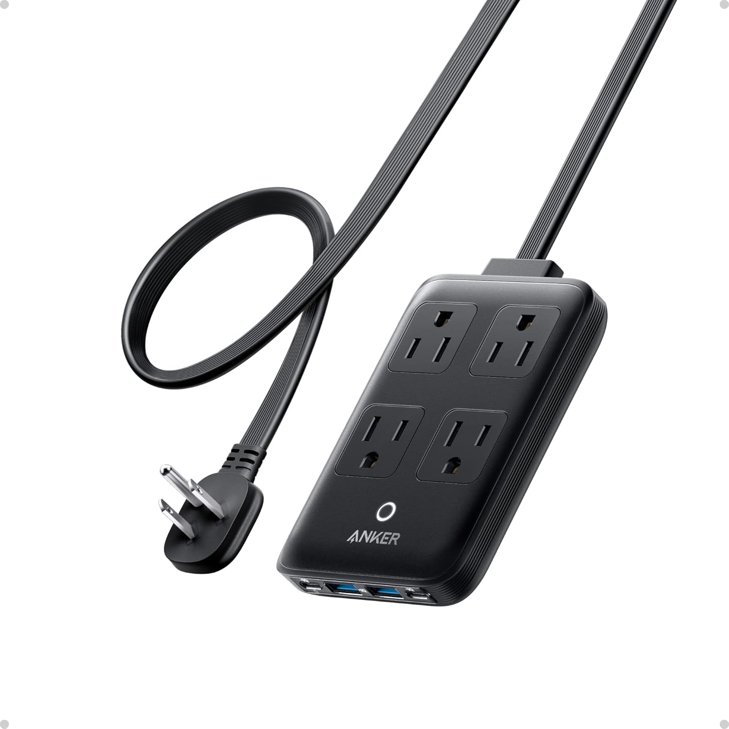 Anker 20W 8-in-1 USB-C Power Strip for iPhone 15 14 and MacBook Fast Charging Station-image