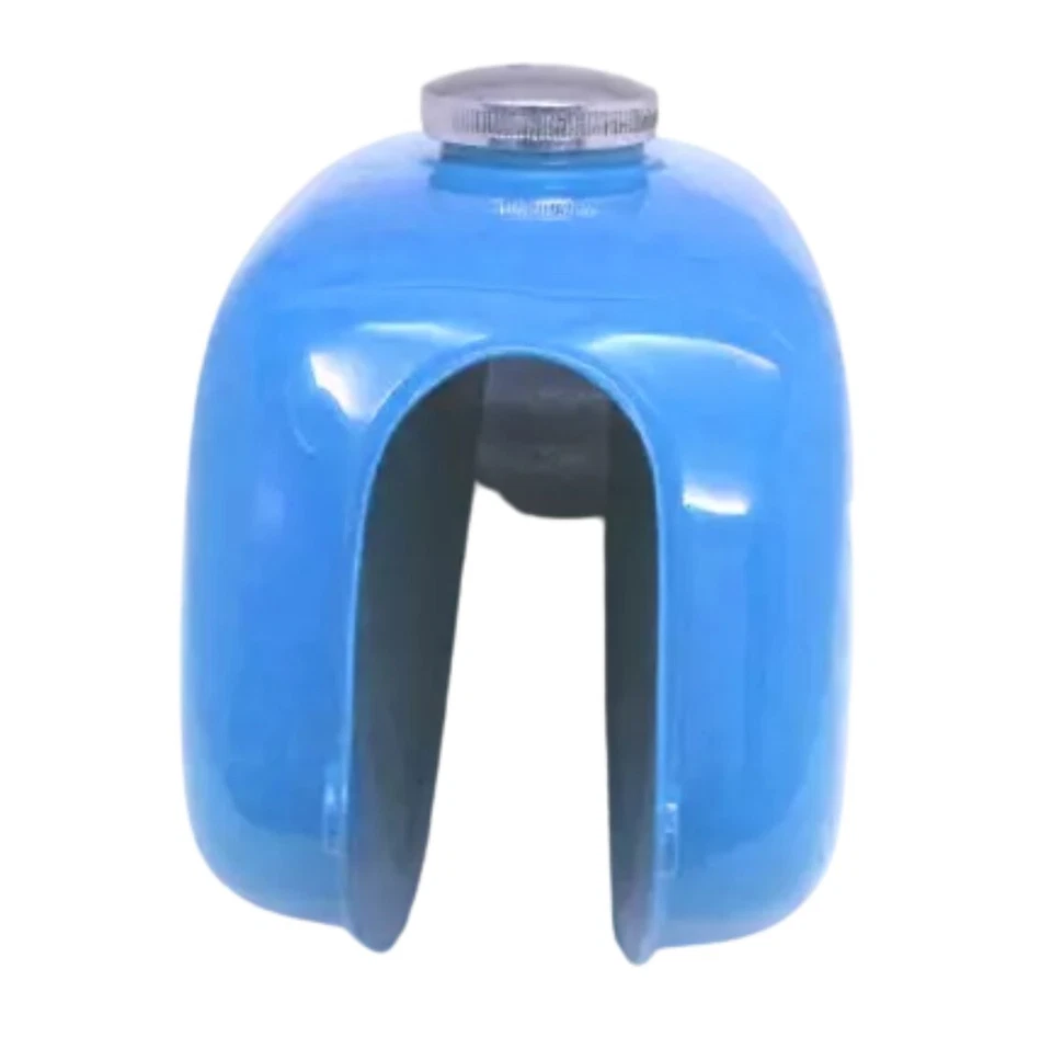 PASSEND FÜR HUSQVARNA 1974 CR 250 WR 250 MAG REPRO BLAU CHROM STAHL TANK & DE... Foto 2 de 4