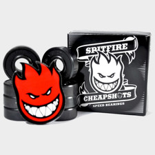 Spitfire Wheels Cheapshots Skateboard Longboard Speed Bearings Set/8 NEW w/Decal