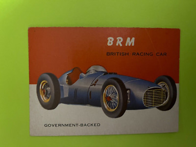 1954 Topps World on Wheels #39 BRM British Racing Car VgEx