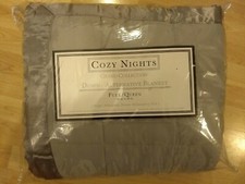 Down-Alternative Solid Blanket Queen - Gray. New in Package.