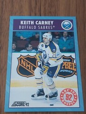 1992-93  SCORE HOCKEY KEITH CARNEY ROOKIE # 461