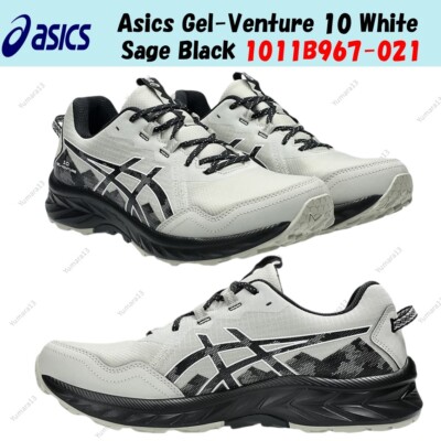 Asics Gel-Venture 10 White Sage Black 1011B967-021 Herren Gr.