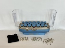 Conair Ion Shine Hot Rollers Model CHV261VR Curler Set Velvet Blue With Clips