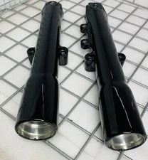 HARLEY Heritage FORK LEGS SLIDERS 2000 -06FATBOY  45918-00 GLOSS BLACK OUTRIGHT
