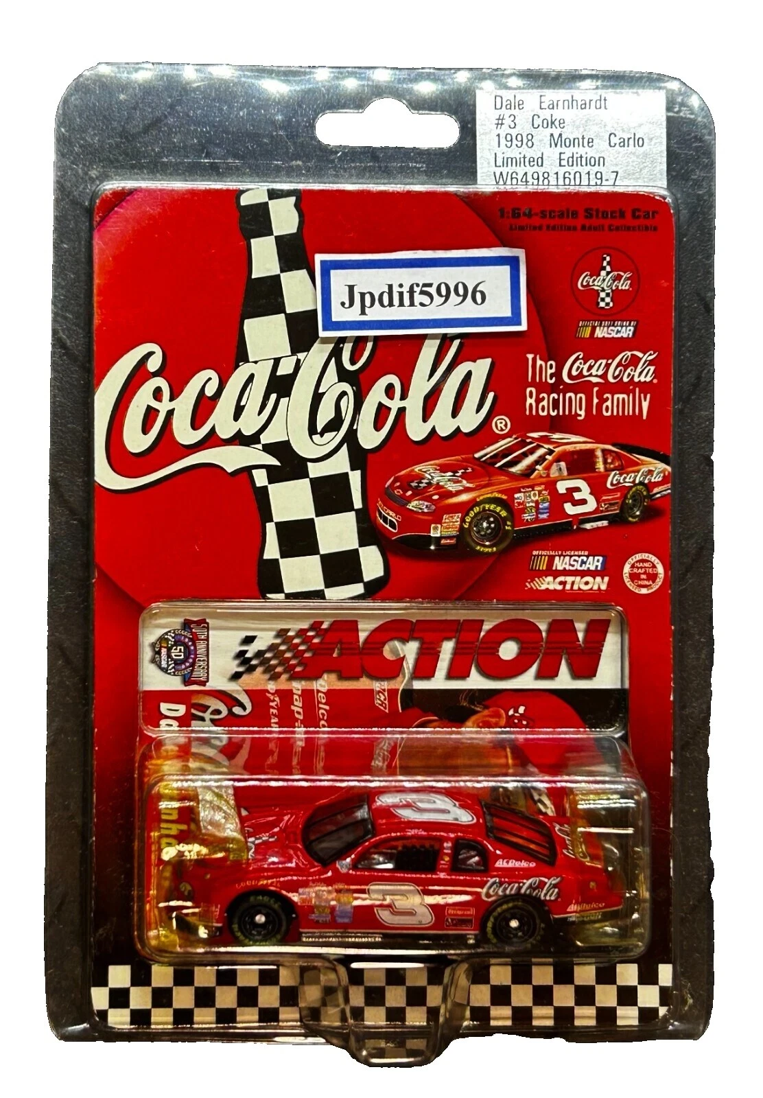 Coca-Cola NASCAR Diecast escala 1:64