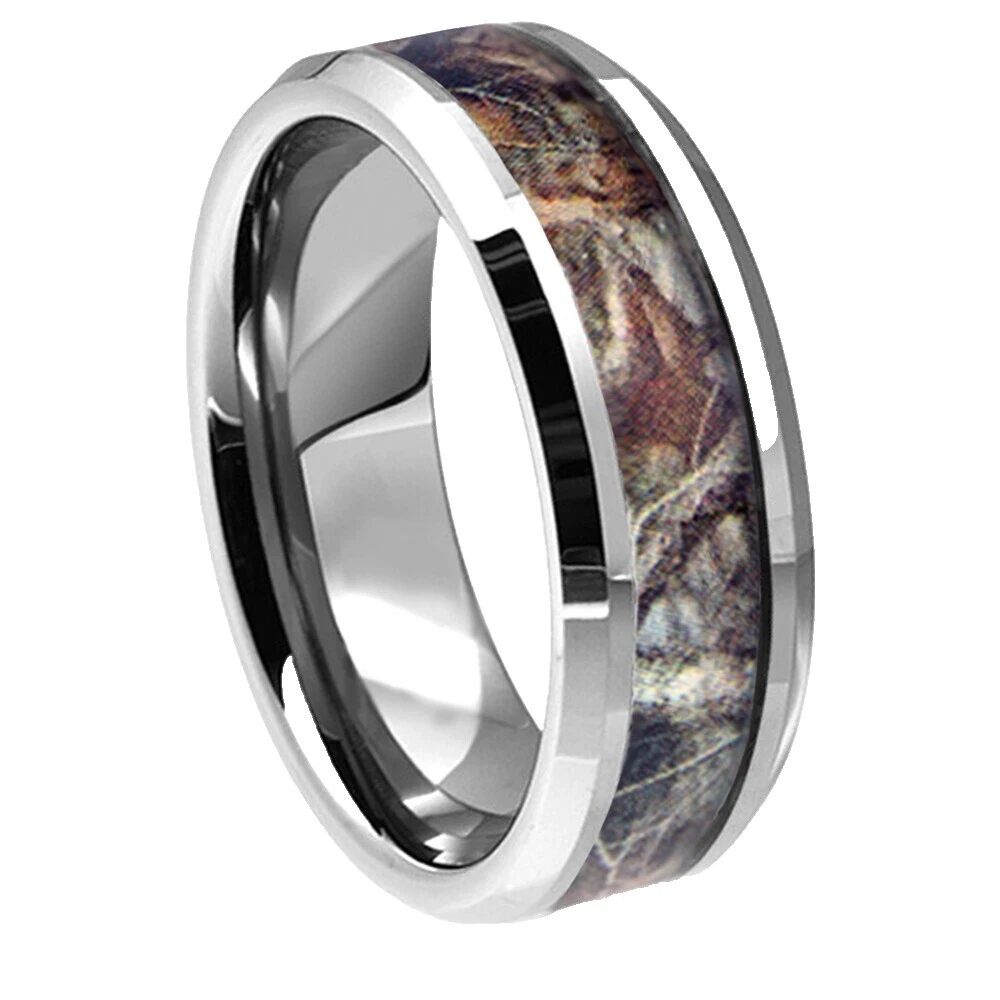 Anillos de titanio Marrón para Hombres