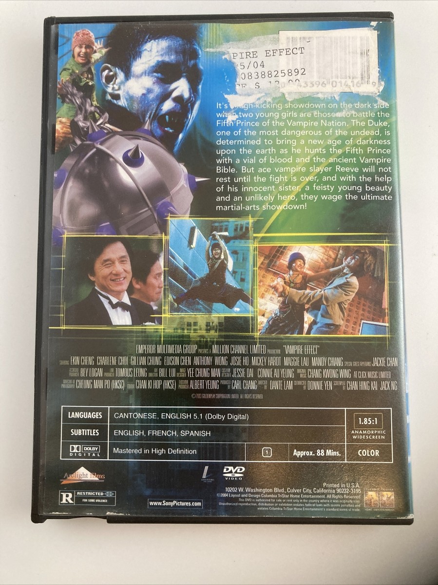 Vampire Effect (2003) 2004 DVD, Hong Kong Martial Arts Comedy