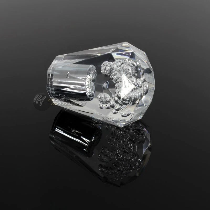 JDM Universal VIP Diamante Cristal Manual MT Burbuja Drift Perilla de Cambio 60mm Transparente Foto 4 de 4