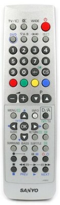Sanyo Fernbedienung für CE27LC6B CE27LC3B CE30LC3C CE27LD3B CE32LD6B CE32LC6B CE28FWN2B